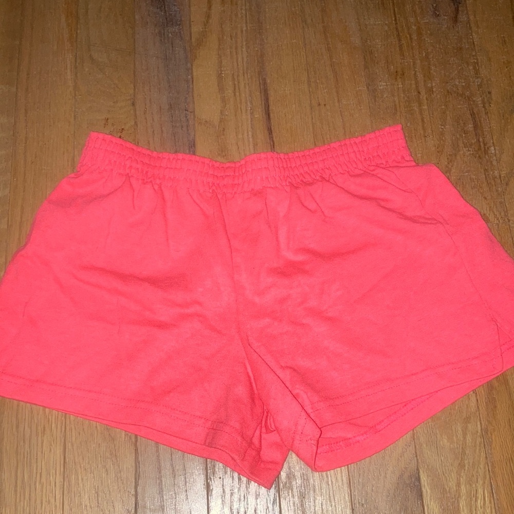 Pink soffe shorts